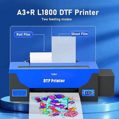 DSV DTF Printer with Roll Feeder A3 L1800 Transfer Printer Machine