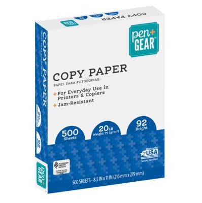 Pen+gear Premium Index Paper - White - 8.5 x 11 in