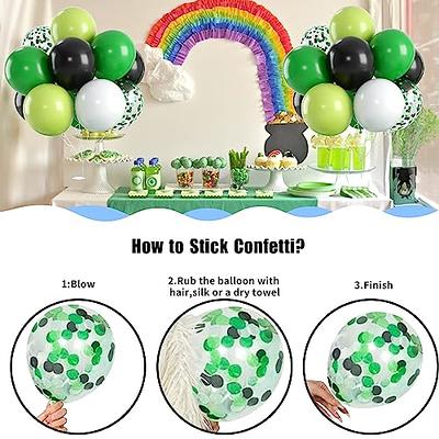 Black Gold White Balloons Garland Kit Birthday Anniversary Party Decoration  Kids