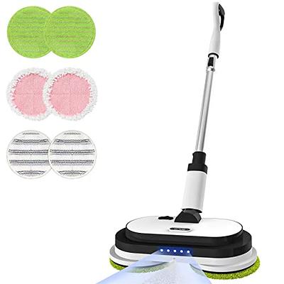 Electric Spin Scrubber,2023 New 8 in 1 Electric Cleaning Brush Up to 420RPM  Powerful Cleaning, 1.5H Bathroom Scrubber Dual Speed,Shower Cleaning Brush