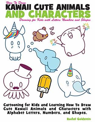 Kawaii Drawing and Sketchbook: 8.5x11 Cute Kawaii Doodle Book to Learn How  to Draw Kawaii Style