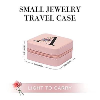 Parima Travel Jewelry Box Jewelry Case - Jewelry Travel Organizer, Travel  Jewelry Case Small Jewelry Box, Personalized Jewelry Box for Women, Travel Gifts for Women