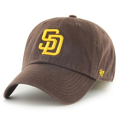 San Diego Padres Fanatics Branded Script Snapback Hat - Brown