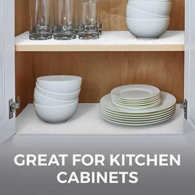 Shelf Liner Drawer Liner Cabinet Liner: Non-Adhesive, Durable, and Strong  Non-Slip Cabinet Liner for Kitchen Cupboard, Pantry, Table, Desk, and