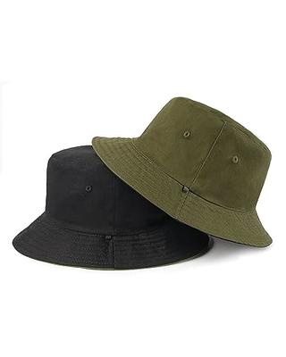 Oversize XL XXL Large Wide Brim Waterproof UPF 50+ Bucket Sun Summer Travel Fishing Hiking Fisherman Hat Detachable Chin