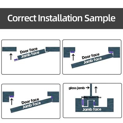 ESUFEIR 26Feet Door Weather Stripping Door Seal Strip,Self