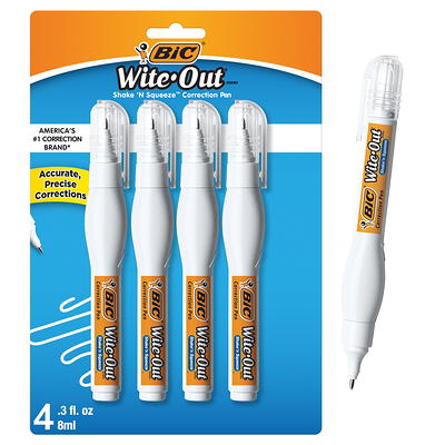 Temiary Refillable Retractable Whiteout Tapes for Instant Correction, Cute White  Out Pens with 3 Replacement Tape Applicator for Writing Corrections  Supplies - Yahoo Shopping