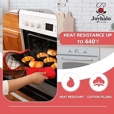 Joyhalo 4 Pack Pot Holders for Kitchen Heat Resistant Pot Holders