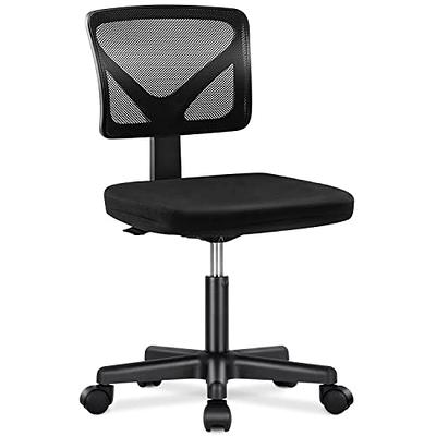 Ergonomic Home Office Desk Chairs, Mesh Chair with Lumbar Back Support  Armrest, Height Adjustable Executive Rolling Swivel Computer Chair, Mid  Back