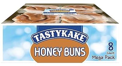 Little Debbie Honey Buns, Individually Wrapped Breakfast Pastries, 6 Count  (Pack of 16)