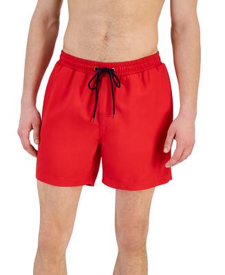 Club Room Men's Quick-Dry Performance Solid 5 Swim Trunks, Created for  Macy's - Fire - Yahoo Shopping