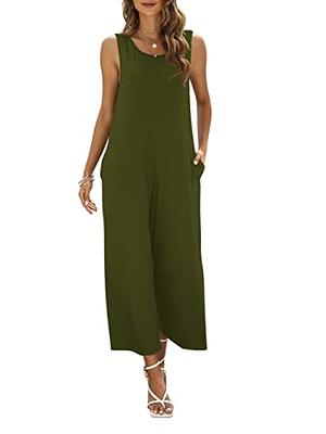 Womens Army Green Summer Short Casual Cute Rompers and Jumpsuits