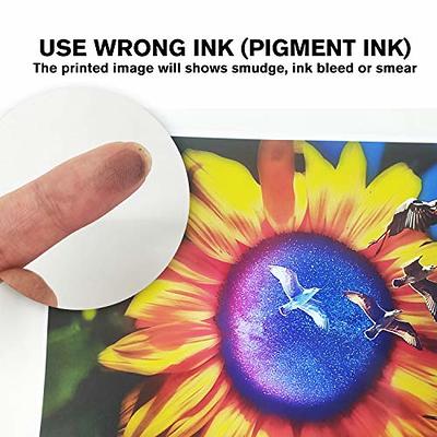 Stampcolour Holographic Printable Vinyl Sticker Paper for Cricut,Glossy  Decal Paper,Self-Adhesive Labels Crafts,Dries Quickly Tear Resistant-for  Any Epson HP Canon Sawgrass Inkjet Printer 20 sheets - Yahoo Shopping