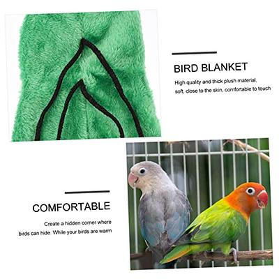 Bird Buddy Corner Fleece Bird Blanket Cozy Bird Bed Warmer Parrot