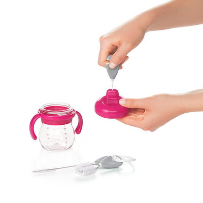 OXO Tot Transitions Straw Cups with Handles Set, Pink