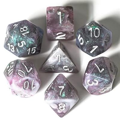  OUKELANWO Polyhedral Resin Lord of The Rings DND Dice