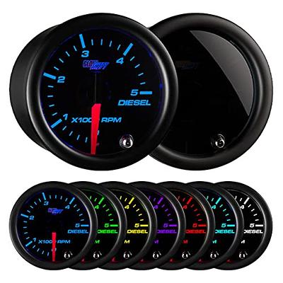 Kus Gauge Set Speedometer GPS 200km/h Tachometer 8000RPM Fuel Level  0-190ohm Water Temperature 40-120℃ Oil Pressure 0-10Bar 0-145Psi Voltmeter  12V with Red Yellow Backlight - Yahoo Shopping