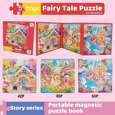 Magnetic Puzzles for Kids Ages 3-5 4-8 - Magnetic Puzzles for Toddlers  Travel Toys for Toddlers Toddler Travel Toys Magnetic Jigsaw Puzzle Magnet  Car