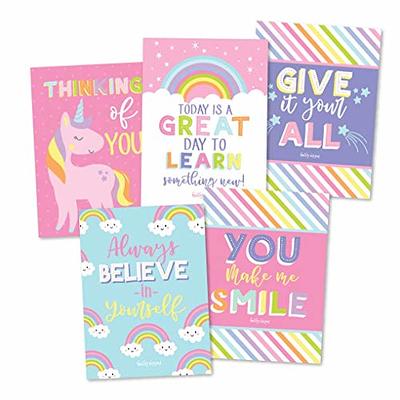 OcHIDO lunch box note for kids kindergarten,school lunch accessories for  kids-100 cute encouragement,positive affirmation cards for