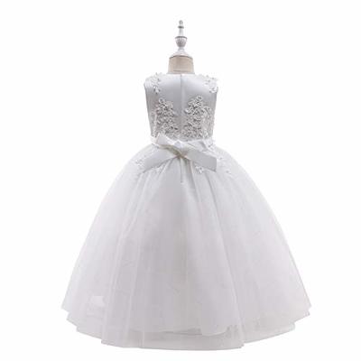 White Lace Wedding Girls Party Dresses For Teenage Girls Long