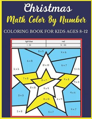 Color by Numbers Coloring Book for Kids Ages 8-12: Perfect Color