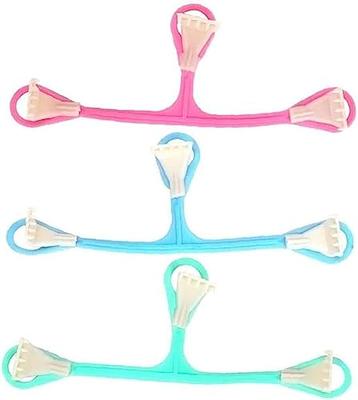Toddler Size 3-Pack Snappi Cloth Diaper Fasteners - Replaces Diaper Pins -  Use with Cloth Prefolds and Cloth Flats Neutral