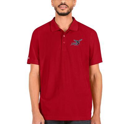 Louisville Cardinals Antigua Big & Tall Legacy Pique Polo - Anthracite