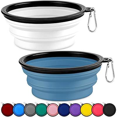 Collapsible Dog Bowls-2 Pack Large Size for Large/Medium Dogs, Dog Travel  Water Bowl, Dog Cat Portable Water Bowl, Dog Pet Feeding Watering Dish  Outdoor Hiking Parking Traveling with 2 Carabiners - Yahoo