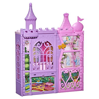 MATTEL DISNEY PRINCESS CASTLE BEDROOM PLAYSET ~ FOLDING DOLL HOUSE ~  CINDERELLA