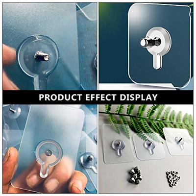 Cabilock Thumb Wall Hooks 10pcs No Trace Screw Sticker Acrylic. Towel Rack  Seamless Child Key Hook - Yahoo Shopping