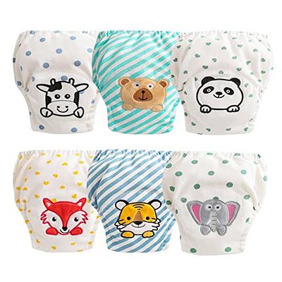 4 Pack Potty Training Underwear, Cotton Absorbent Unisex Toddler