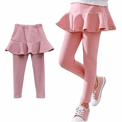 WDIRARA Toddler Girl's Ribbed Flare Leg High Waisted Elastic Waist Cute  Simple Pants Rust Brown 120 - Yahoo Shopping