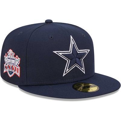 Men's '47 Navy/Natural Dallas Cowboys Five Point Trucker Clean Up  Adjustable Hat