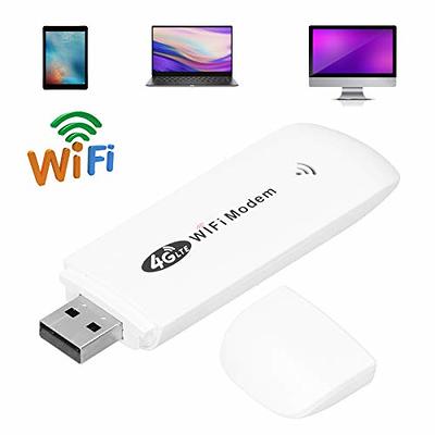  4G LTE USB WiFi Modem, 300Mbps Unlocked Mobile 5G WiFi Router  with 10 Users, Wireless Travel Portable WiFi Hotspot Built in 3200MAh with  SIM Card Slot : Electronics