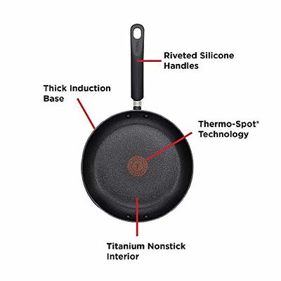 T-fal Experience Nonstick Fry Pan 8 Inch Induction Oven Safe 400F Cookware,  Pots and Pans, Dishwasher Safe Black - Yahoo Shopping