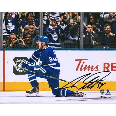 Auston Matthews Toronto Maple Leafs Fanatics Authentic Autographed  Alternate Adidas Authentic Jersey with Go Leafs Go