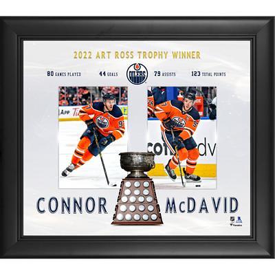 Connor McDavid Edmonton Oilers Signed Jersey Hockey Collector Frame (Blue)