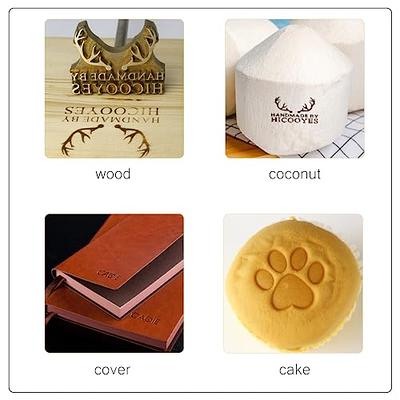 Custom Branding Iron Kit for Wood Leather Steak,Personalized Copper Mold  for Woodworker and Craftman with Handle,Burning Stamp Letters Logo Pattern