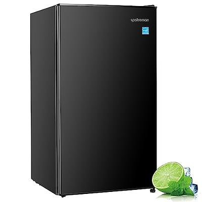 Upstreman 4.5 Cu.Ft Mini Fridge with Freezer, Single Door Small  Refrigerator, Adjustable Thermostat, Low noise, Energy-efficient, Compact  Refrigerator for Dorm, Office, Bedroom, Black-FR45 - Yahoo Shopping