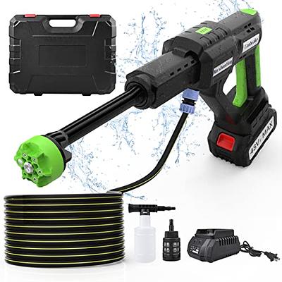  Cordless Power Washer for Milwaukee 18V Battery - PEDONY 500  PSI Portable Pressure Cleaner with 6-in-1 Nozzle for Car Cleaning (Battery  Not Included) : Patio, Lawn & Garden