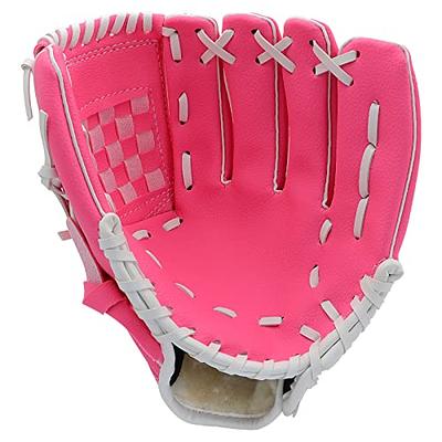 ZIMUYLOP Baseball Gloves, Softball Gloves, Catcher Gloves,Suitable for  Youth/Adult and Beginner Outdoor Sports Training[Right Hand Throw] (Pink,  10.5) : : Home & Kitchen