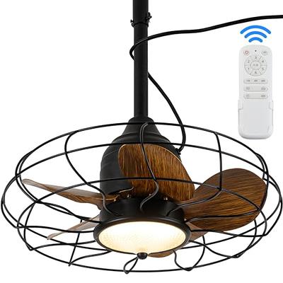 NORFOLK Outdoor Ceiling Fans with Lights for Patios, 19'' Wet