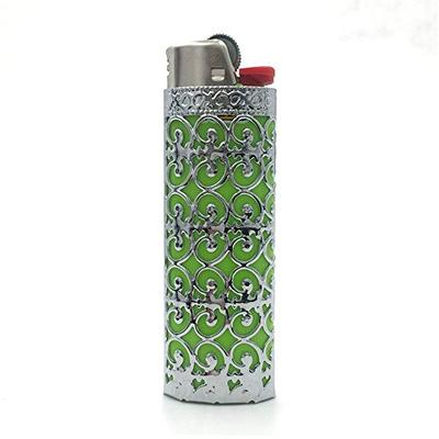 HUMWE 2 Pack Vintage Metal Lighter Case Cover Front Arabesque