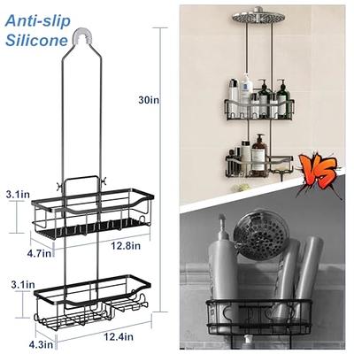 Joqixon Shower Caddy, Upgraded Extended Length Shower Caddy Over Showerhead  No Blocking to Shower Head, Rustproof Shower Organizer with Hooks Shampoo  Soap Holder, Bathroom Large Hanging Shower Caddy - Yahoo Shopping