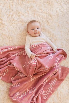 Personalized Color Blanket, Scarlet