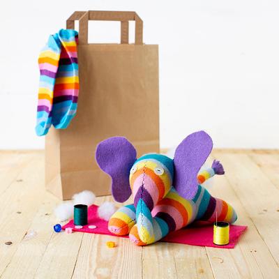 Sock Elephant Craft Kit  Sewing Kit For Kids Kits Adults Gifts - Yahoo  Shopping