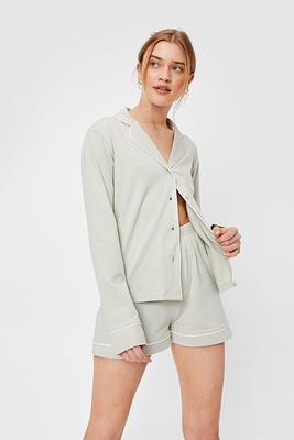 Pyjamas Femme | Nasty Gal Pyjama Chemise & Pantalon En Satin à Imprimé  Tigres Belle à Croquer Emerald « Jean-Marie Leroy