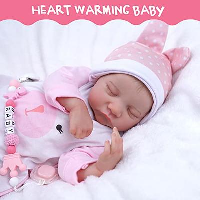  JIZHI Lifelike Reborn Baby Dolls - 17-Inch Soft Body