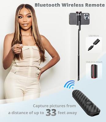 UBeesize 62 Phone Tripod & Selfie Stick, Camera Tripod Stand with Wireless  Remote and Phone Holder,Compatible with iPhone Android Phone, Perfect for