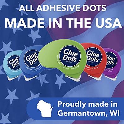 Glue Dots, Permanent Dots Dot N' Go Dispenser, Double-Sided, 3/8, .38  Inch, 200 Dots Each, DIY Craft Glue Tape, Sticky Adhesive Glue Points,  Liquid Hot Glue Alternative, Blue-Tinted, 6 Pack - Yahoo Shopping